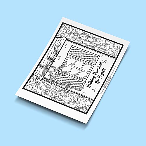 Coloring Broadway - MAMMA MIA inspired Coloring Pages (Set of 4) “Dancing Queen” Collection, Broadway Musical Merchandise, Printed on Matte Card Stock (8 1/2” x 11”), Ideal Gift for a Broadway Theater - Image 4