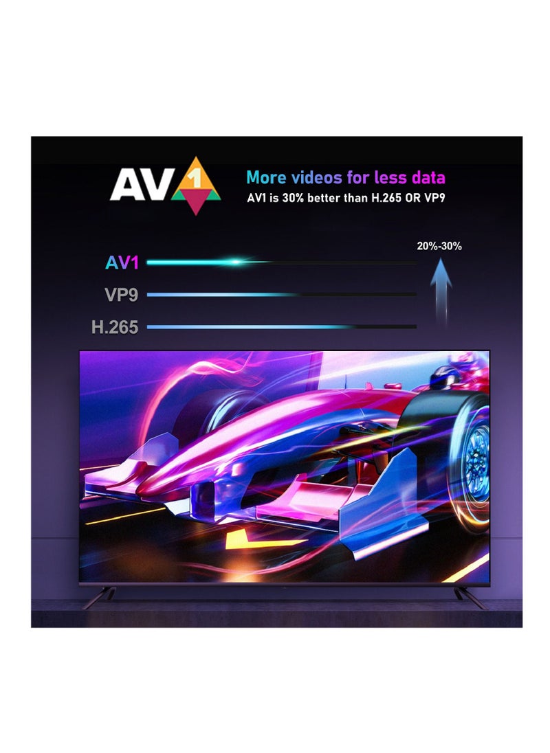 Furtey - Android TV Box 11.0 Amlogic S905W2 64 Bit Quad Core ARM Cortex A35  with 4K WiFi 6 Smart TV Box - Image 1