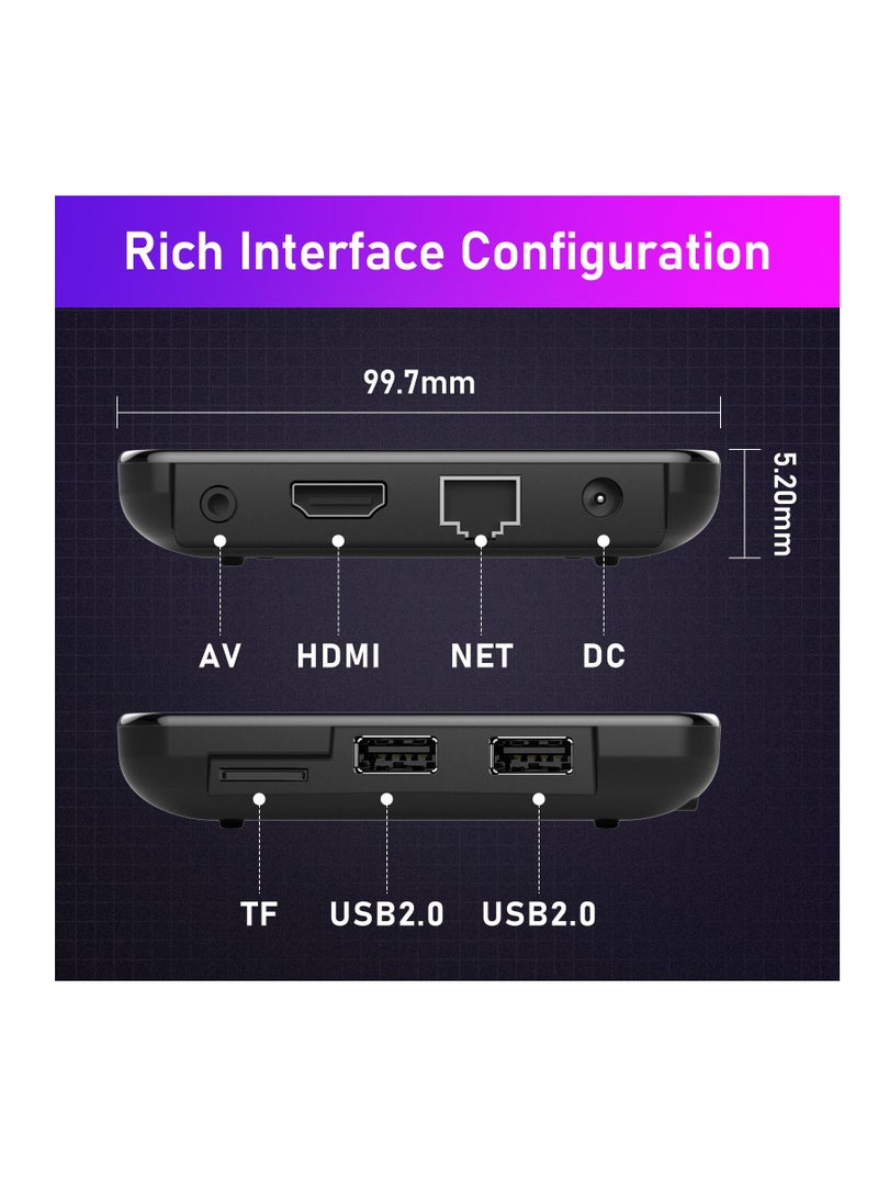 Furtey - Android TV Box 11.0 Amlogic S905W2 64 Bit Quad Core ARM Cortex A35  with 4K WiFi 6 Smart TV Box - Image 1