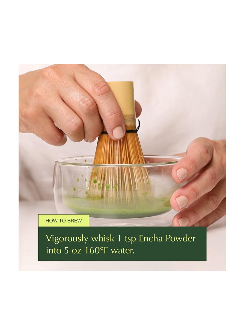 Enchan - Encha Ceremonial Grade Matcha Powder - First Harvest Organic Japanese Matcha Green Tea Powder, From Uji, Japan (60g/2.12oz) - Image 1