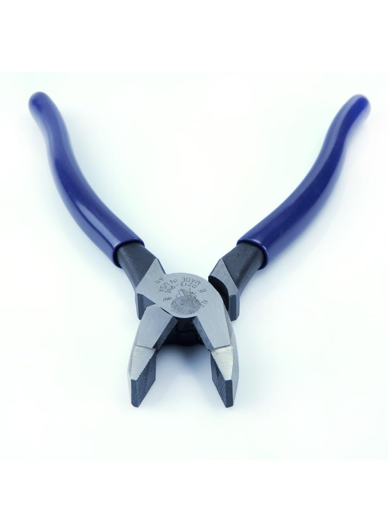 Klein Tools Klein Tools D213-9NE Pliers, Made in USA, 9-Inch Side Cutters, High Leverage Linesman Pliers Cut Copper, Aluminum and other Soft Metals  - Image 5