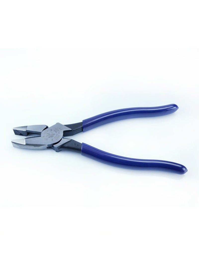 Klein Tools Klein Tools D213-9NE Pliers, Made in USA, 9-Inch Side Cutters, High Leverage Linesman Pliers Cut Copper, Aluminum and other Soft Metals  - Image 3