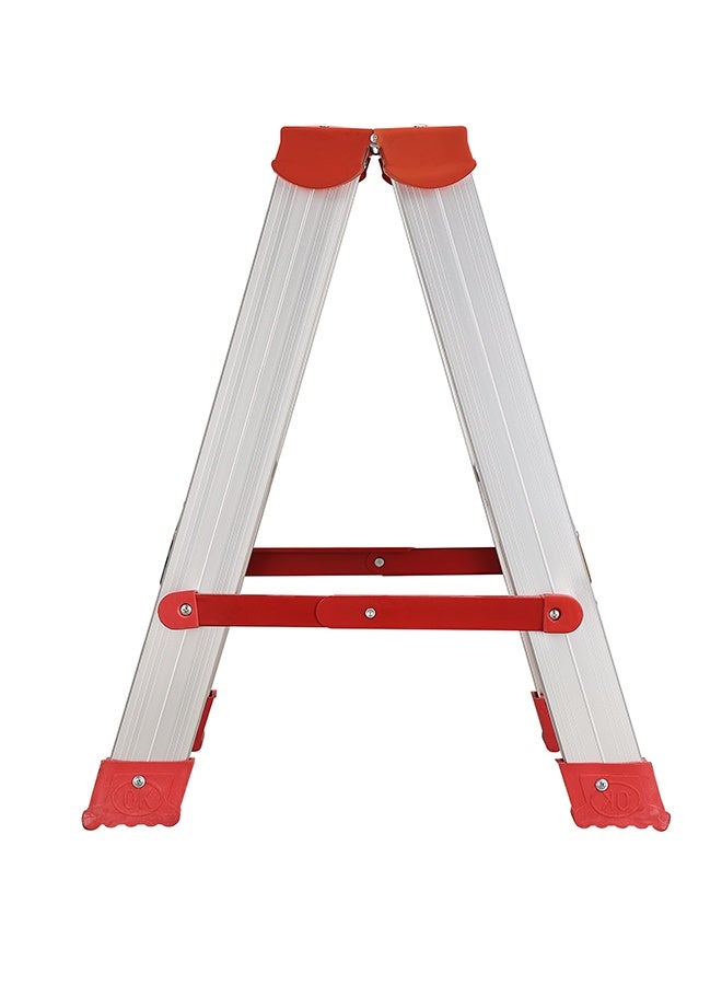 LAWAZIM 2 Step Aluminum Ladder - Portable Folding Step Stool with Wide Anti-Slip Pedals, Non-Slip Feet, and Space-Saving Design - Ideal for Home, Kitchen, Office, Garden, Warehouse, and Cleaning - Image 5