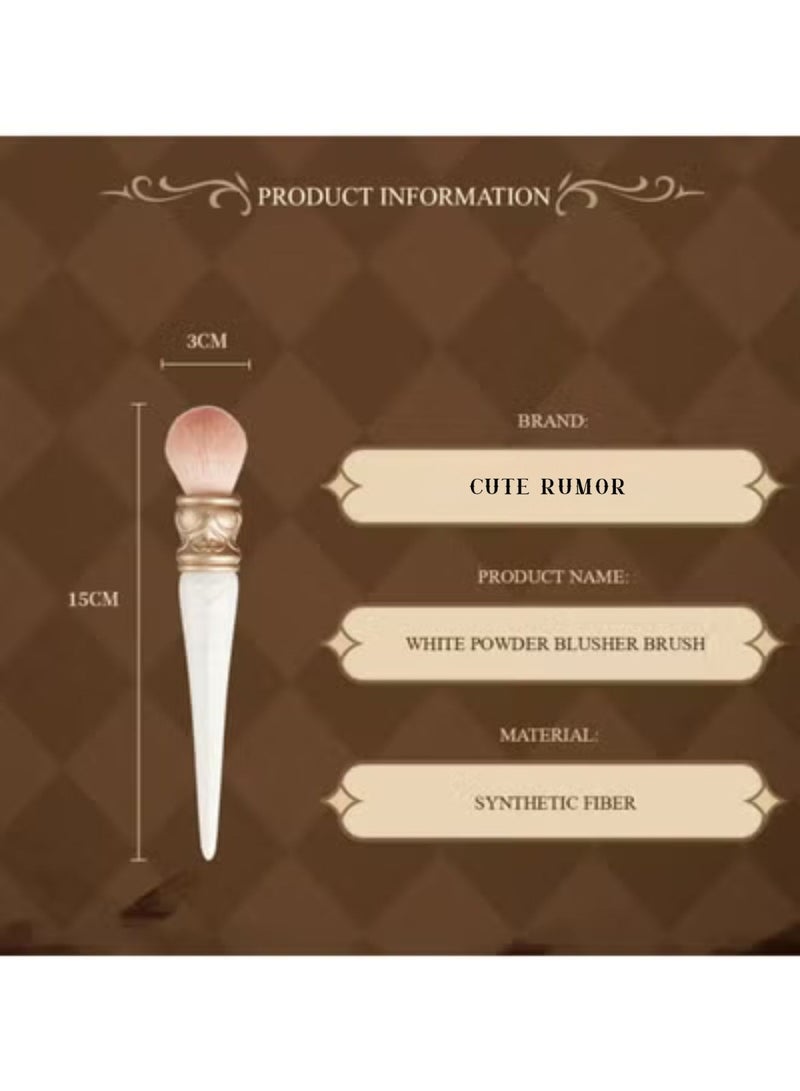CUTE RUMOR Powder Blusher Color Brush Fluffy And Even Powder Round Head Brush Is Applied Three-dimensional Relief Design - Image 5