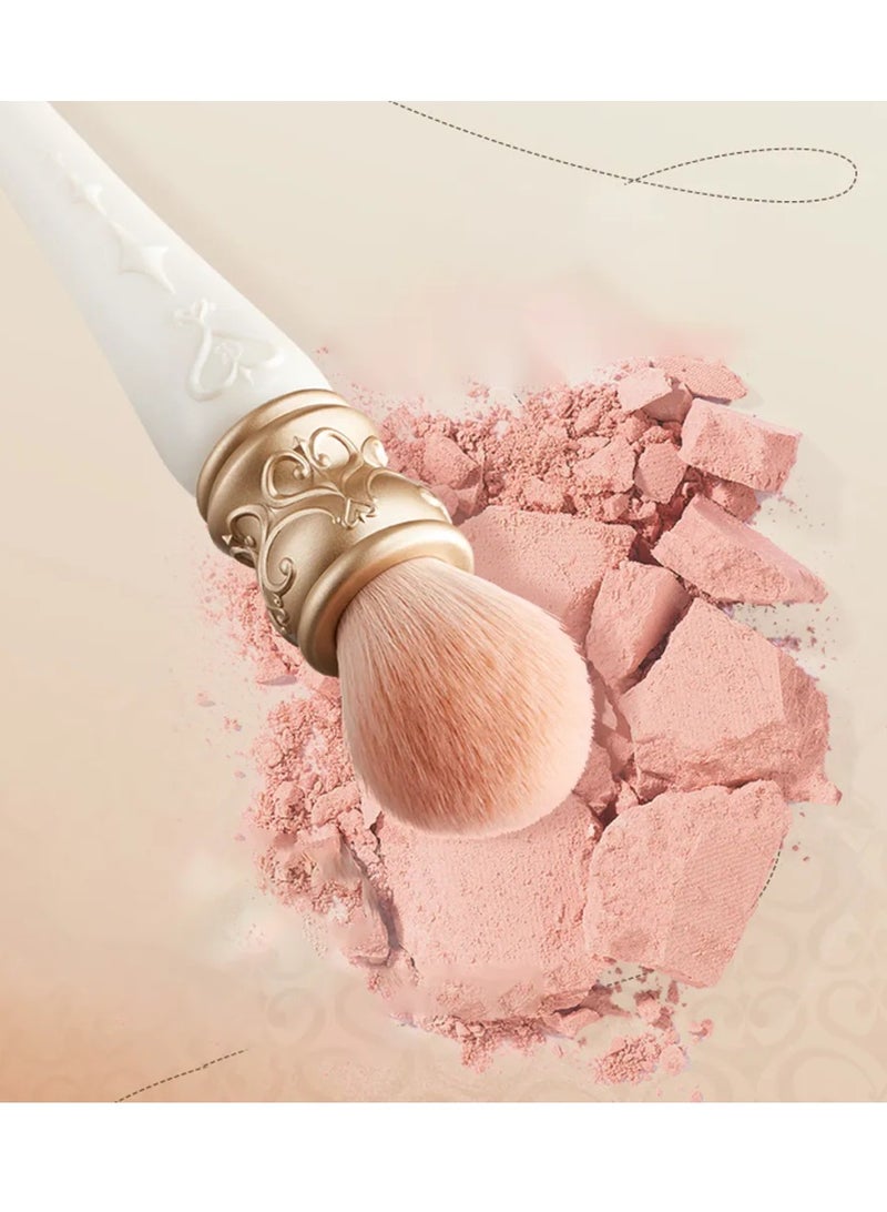 CUTE RUMOR Powder Blusher Color Brush Fluffy And Even Powder Round Head Brush Is Applied Three-dimensional Relief Design - Image 2