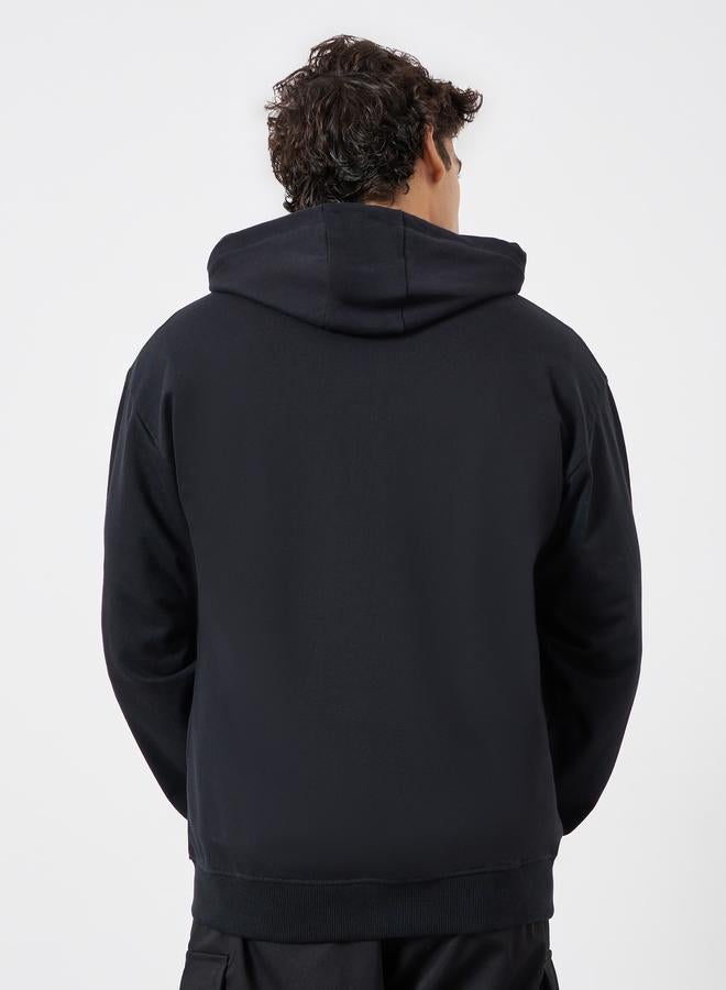 Styli Eco Earth Relaxed Fit Printed Zip-Up Hoodie - Image 5