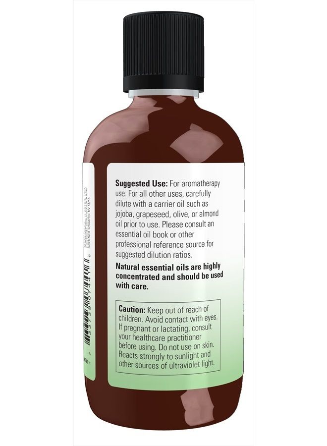 now Essential Oils, Organic Orange Oil, Uplifting Aromatherapy Scent, Cold Pressed, 100% Pure, Vegan, Child Resistant Cap, 4-Ounce - Image 2