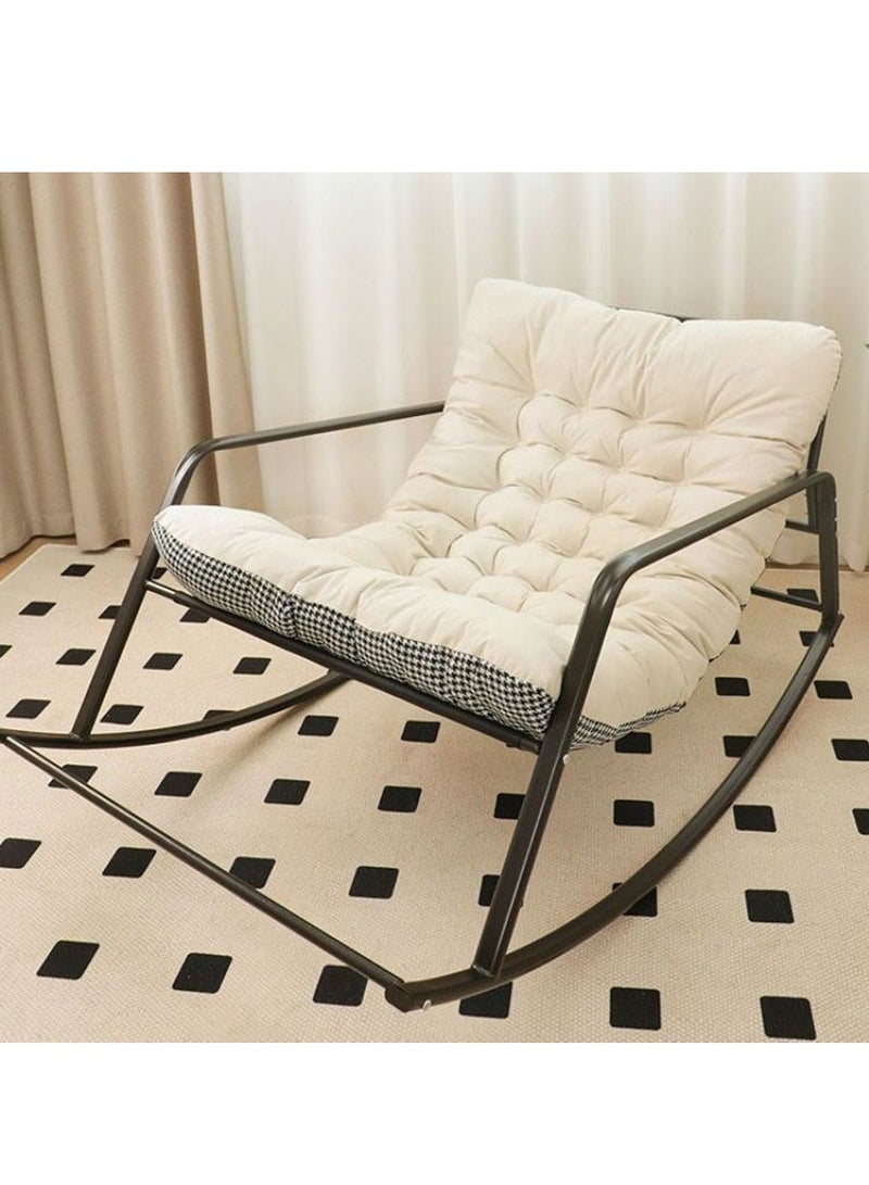 Arabest Rocking Sofa, Living room lounge chair, outdoor rocking chair, lawn and camping chair, adult chair with seat cushion and extra large storage bag  - Image 1