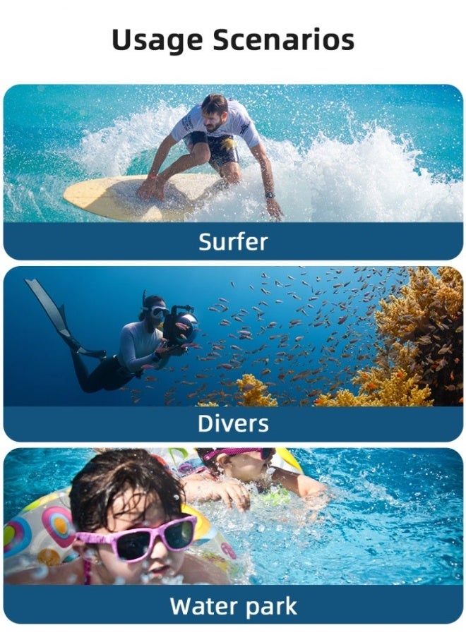 BRDRC For DJI OSMO POCKET 3 Waterproof Case 40m Diving Housing – High Transparency PC Material, Pressure Resistant, Dual Ports, Anti-Fog Seal – Underwater Protection for Action Camera - Image 3