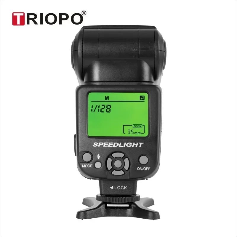 Triopo Tr-950 Universal External Flash Speedlite for Canon Nikon Dslr Camera, Black - Image 3