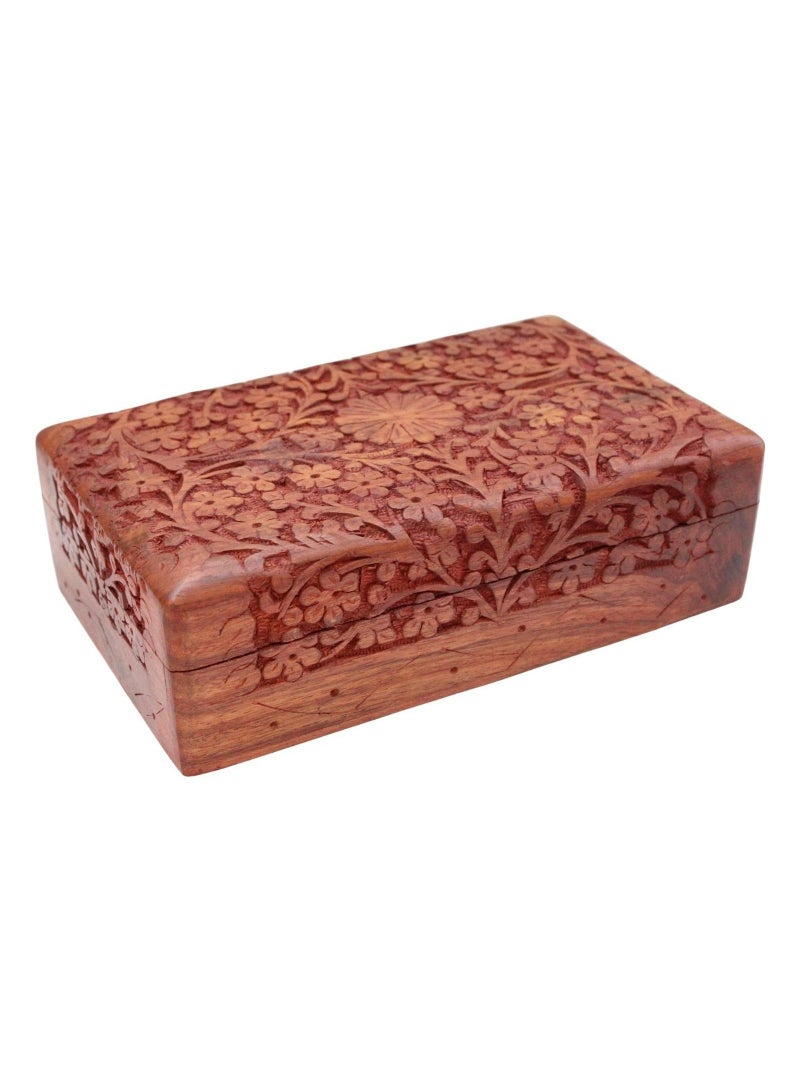 Beautiful Handmade Wooden Jewellery Box - Image 1
