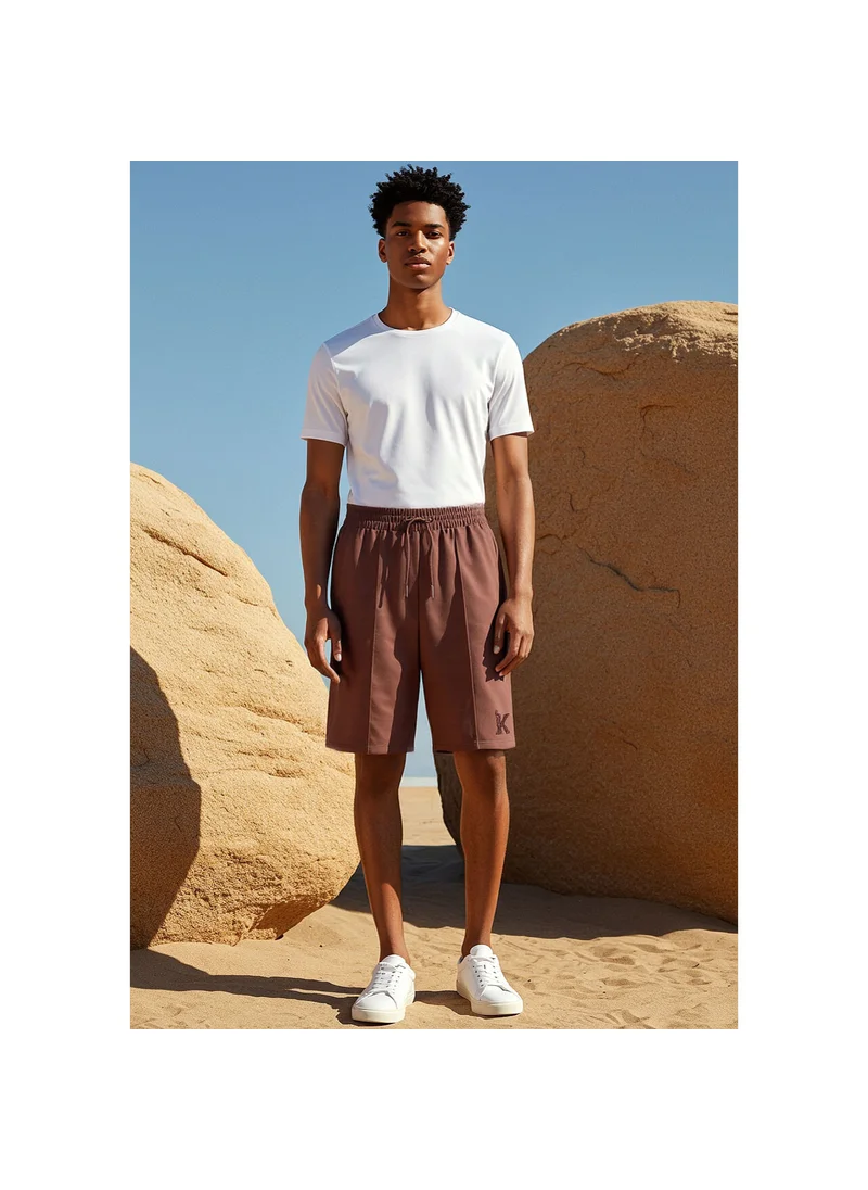 كابا Kappa Panelled Shorts with Drawstring Closure and Pockets