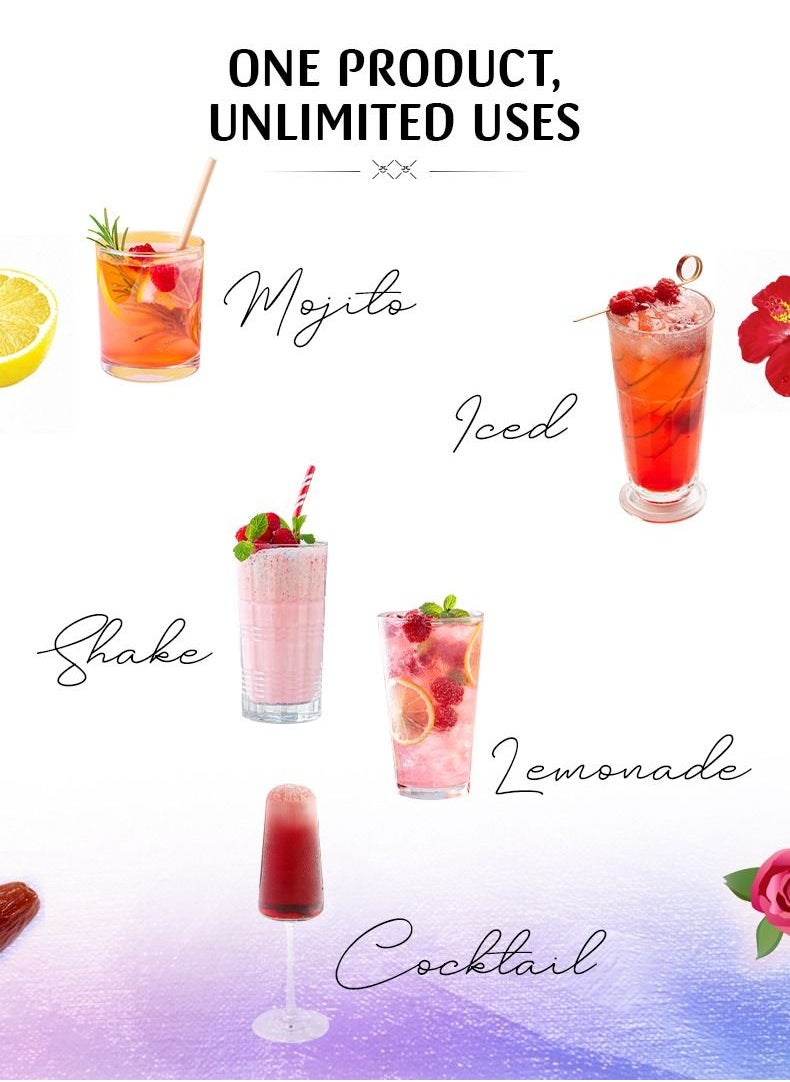 Just Chill Drinks Co. - Raspberry Fruit Syrup 1 Litre - Image 1
