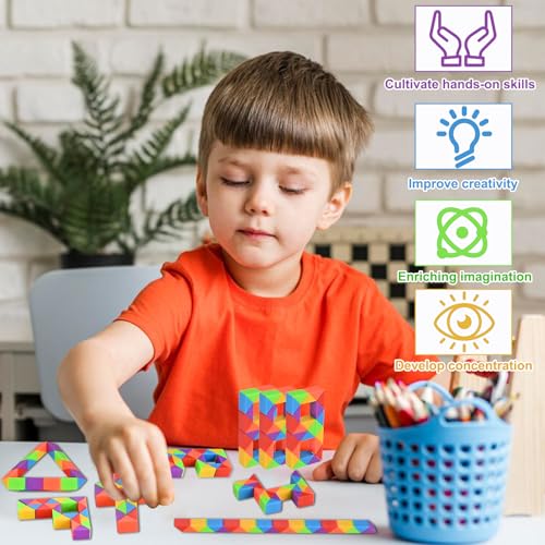 GOLDGE 24 Pack Mini Cube Puzzle Fidget Toys - Bulk Party Favors & Goodie Bag Stuffers for Kids, Travel Toys for Ages 4-8, Treasure Box Toys for Classroom, Birthday & Back to School Gifts - Image 4