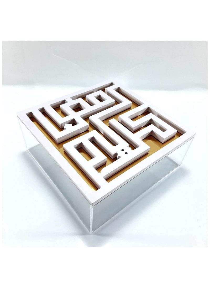 Generic - Acrylic Serving Tray containers of Ramadan sweets and dates - Image 1