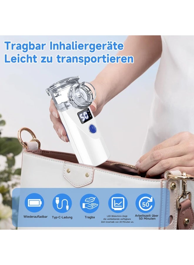 جهاز استنشاق منزلي ومحمول USB – بخاخ للأطفال والكبار – سهل الاستخدام في البيت والسفر - Image 5