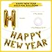 KALOR Gold Happy New Year Balloons 16 Inch Happy New Year Foil Letter Balloons 2026 NYE Decorations for 2026 NYE Party Dcor - Image 4