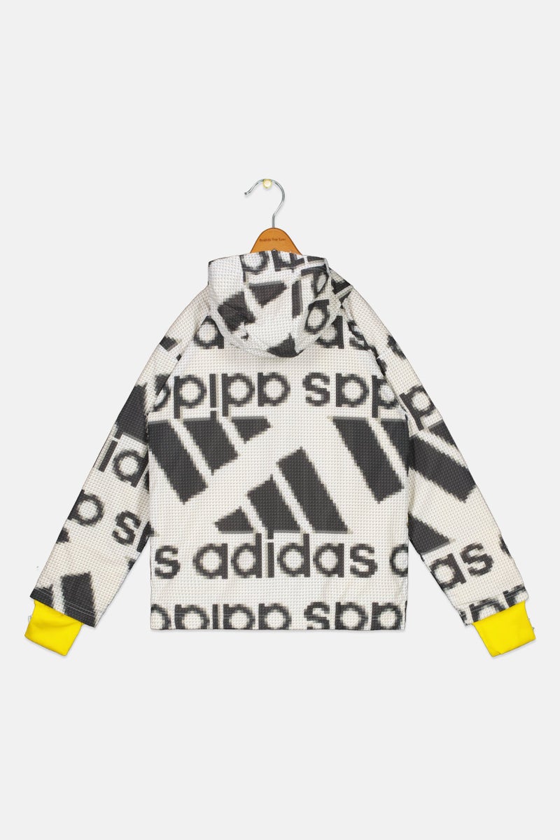 Adidas Adidas x Lego Kids Boy Brand Logo Training Jacket, Black  - Image 2