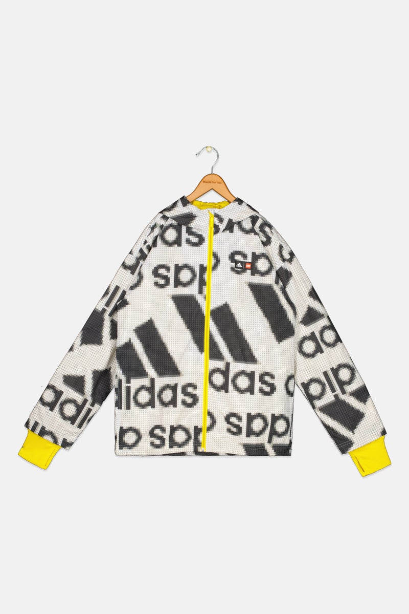 Adidas Adidas x Lego Kids Boy Brand Logo Training Jacket, Black  - Image 1