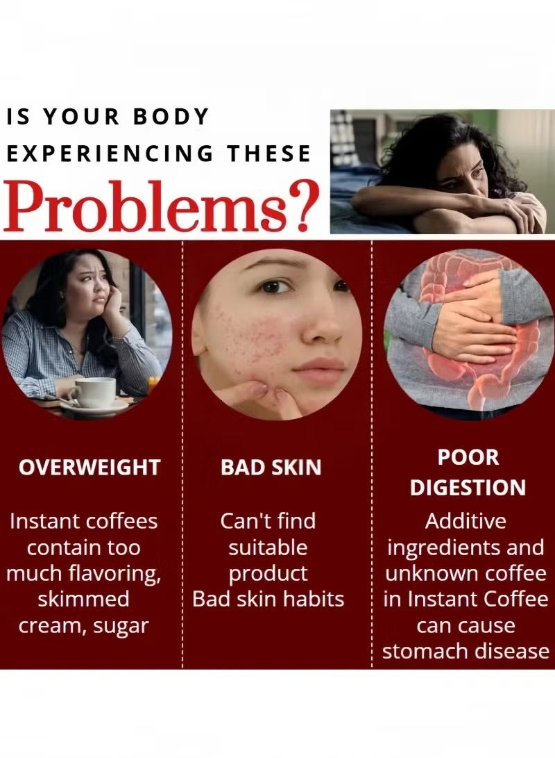 فيتجوم قهوة الشيا الكولاجين الفاخرة (20X) للبشرة والجسم - قهوة عضوية 100٪ مع مضادات الأكسدة | دعم النظام الغذائي وإزالة السموم | 10 أكياس - Image 3