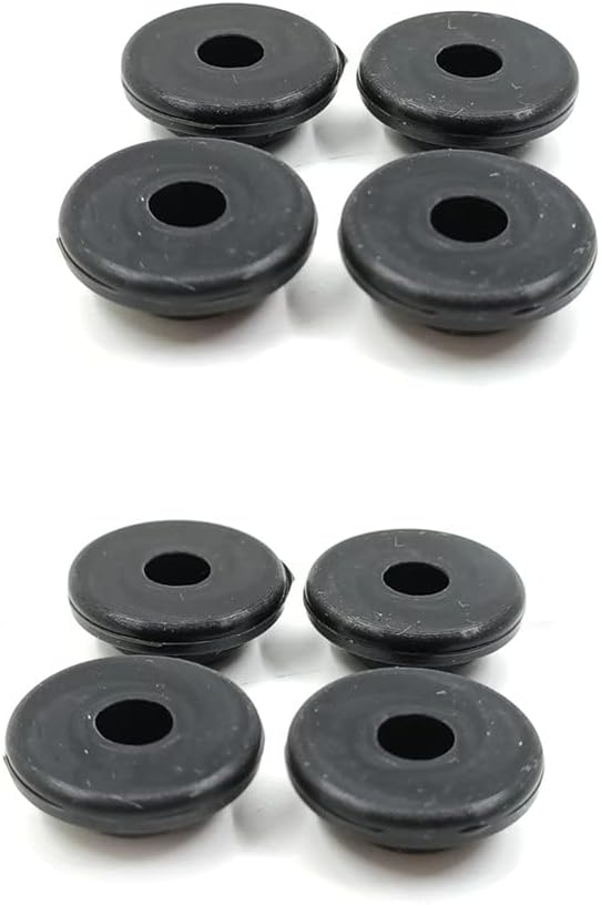 Delixike 8pk 57049 For AtwoodWedgewood Stove Grate Rubber Grommets Replaces 20281 - Image 2
