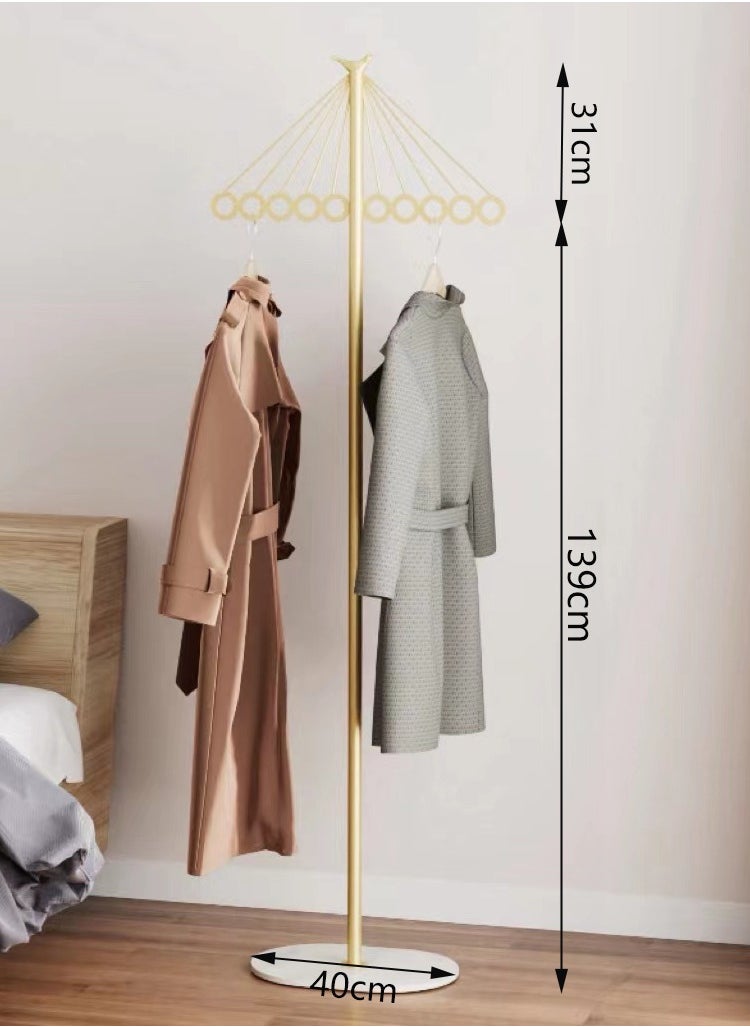 Generic Sturdy Coat Rack Coat Tree with 10 Hooks Hats Overcoat Scarves and Handbags for Entryway Hallway Bedroom Office，Easy Assembly  - Image 5