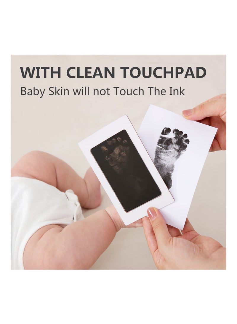 Generic Baby Handprint and Footprint Kit Framed Photo with Clean Touch Ink Pad for Newborn Gift  - Image 4