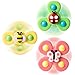 TOHIBEE 3PCS Suction Cup Spinner Toys for 1 2 Year Old Boys Spinning Toys Baby Toys 1218 Months Sensory Toys for Toddlers 13 Easter Basket Stuffers Gifts for 1 Year Old Girls - Image 2