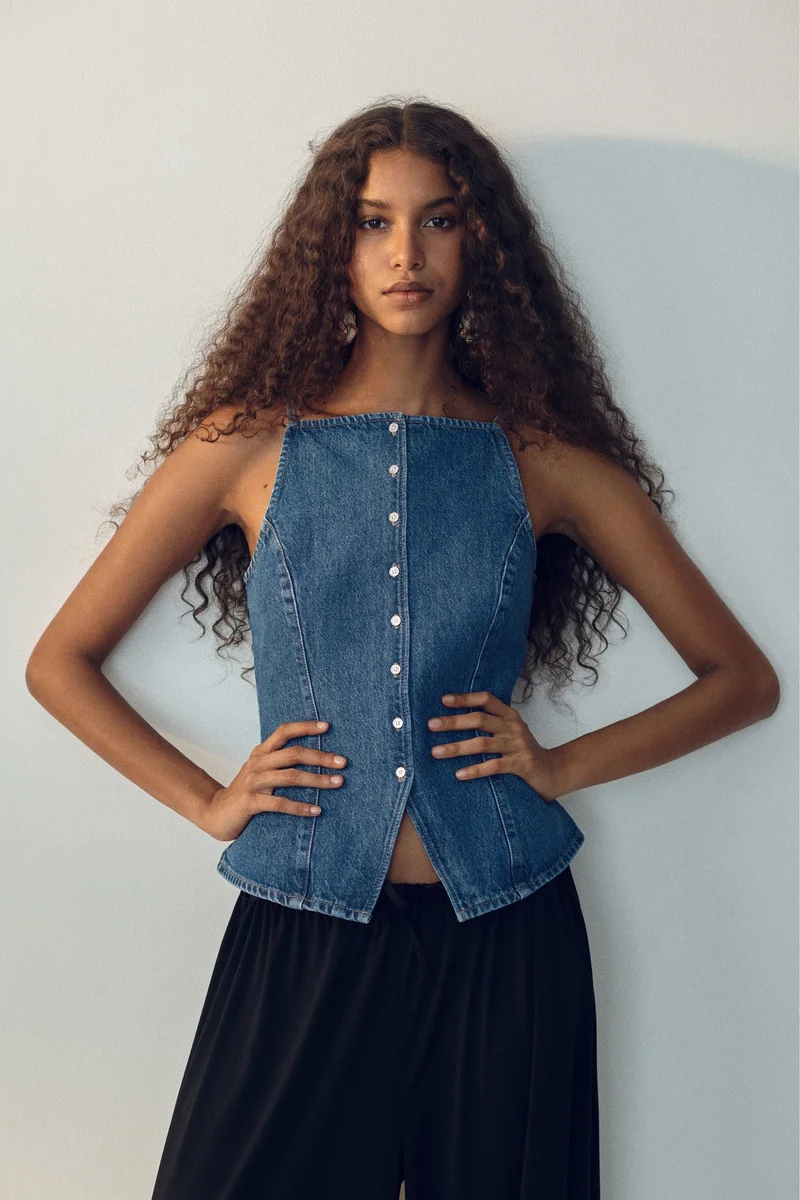 H&M Denim waistcoat