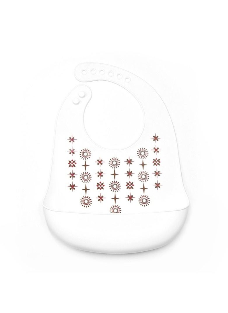Loquat Silicone Cartoon Printing Baby Bib 
