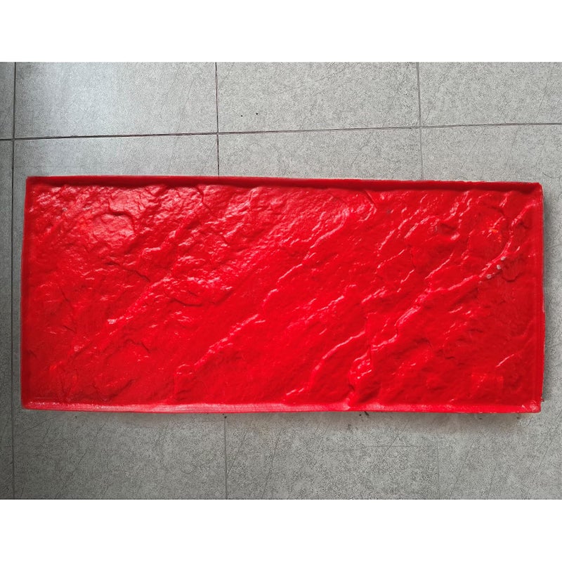 SGHE Concrete Stamps Concrete Molds Rectangular Stone Tile Texture Concrete Texture Mat Same Slate floor Concrete Seamless Stamp Mat Polyurethane Stamps Outdoor Landscaping Stone Forms - Image 3