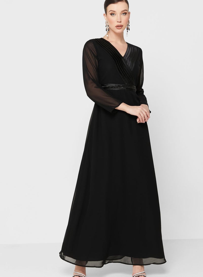 Khizana Black Maxi Dress  - Image 1