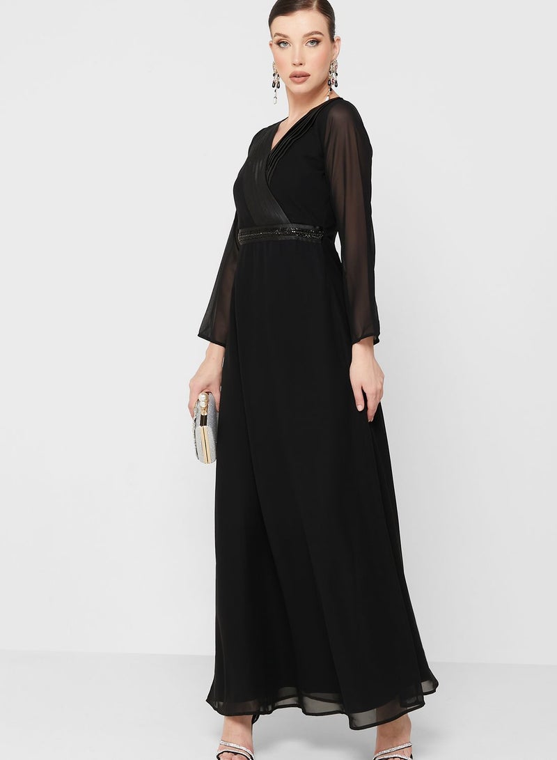 Khizana Black Maxi Dress  - Image 4