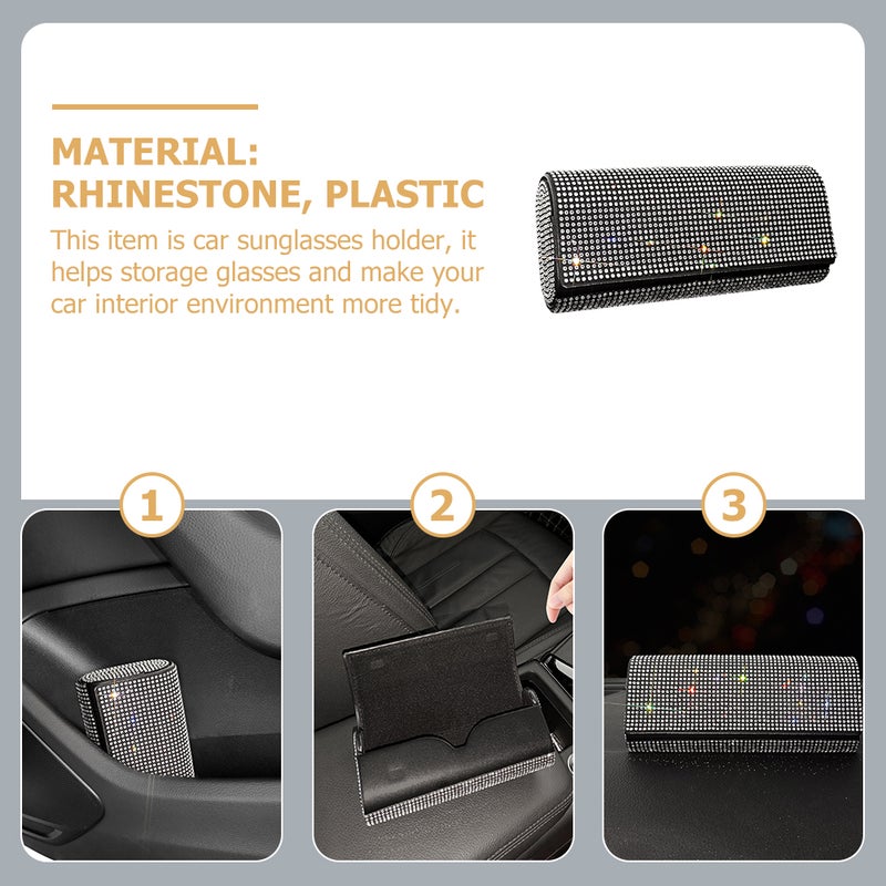 Car Eyeglasses Holder Glasses Holder Sunglasses Holder for Car - Image 5