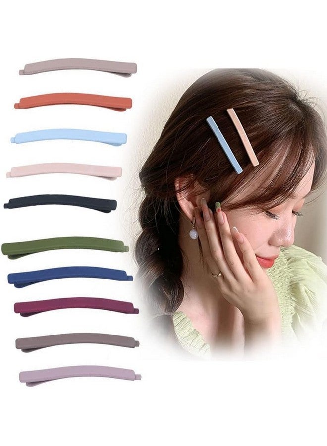 SUN Ring SUNRING Matte Flate Hair Pin, Acrylic Hair Barrette, Korean Hair Accessories, Hair Clip For Girls Women (Multi Color) (Pack of 20, Multicolor) - Image 1