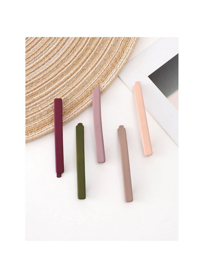 SUN Ring SUNRING Matte Flate Hair Pin, Acrylic Hair Barrette, Korean Hair Accessories, Hair Clip For Girls Women (Multi Color) (Pack of 20, Multicolor) - Image 4