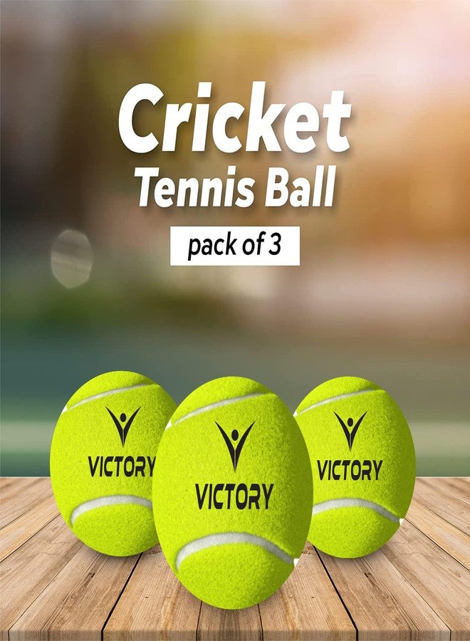 Victory Rubber Cricket Ball - Light, Soft Tennis Balls for Street Match - Green Pack of 3 - Image 5