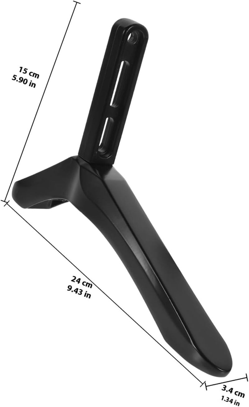 Tv Base Stand with Screws Stable Tv Holder Support Bracket Black Tabletop Television Base Suitable for Living Room and Household Use - Image 2