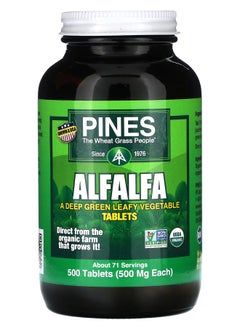 Pines International Alfalfa 500 mg 500 Tablets 