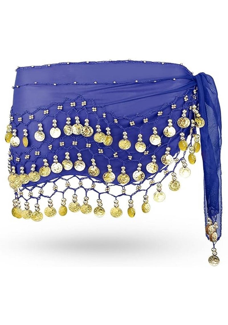 Women's Belly Dancing Belt Colorful Waist Chain Belly Dance Hip Scarf Belt - Image 1