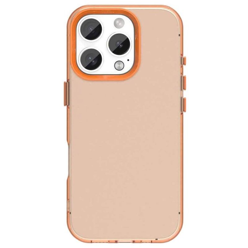 BB TPU Protective Case for iPhone 13 with Drop Protection and Anti-Fingerprint plus Shockproof plus Skin Feel plus Matte Finish in Orange - Image 1