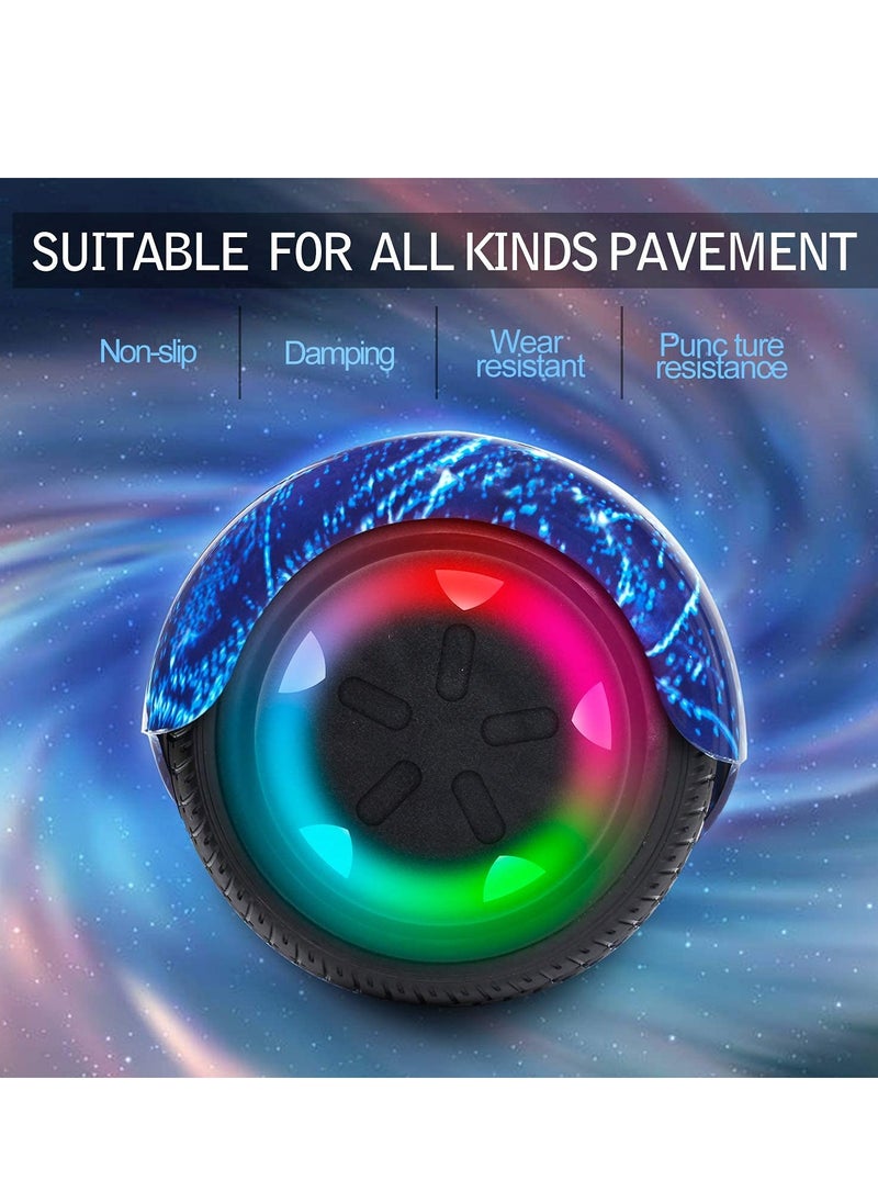 Hoverboard 6.5 Inch Self-balancing Scooter Hoverboard With Sheels Bluetooth Speaker LED Light Suitable For Children Adults