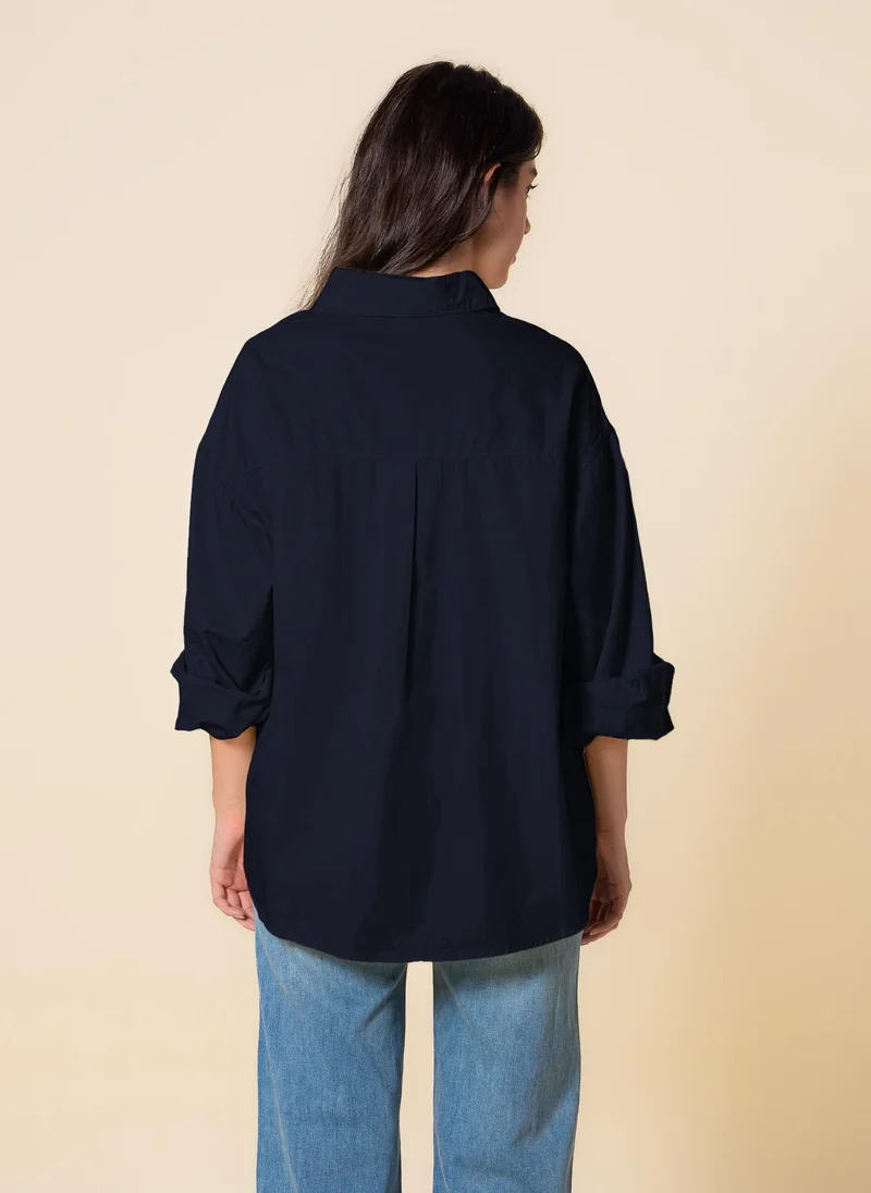 شايبس قميص قطني مفصل