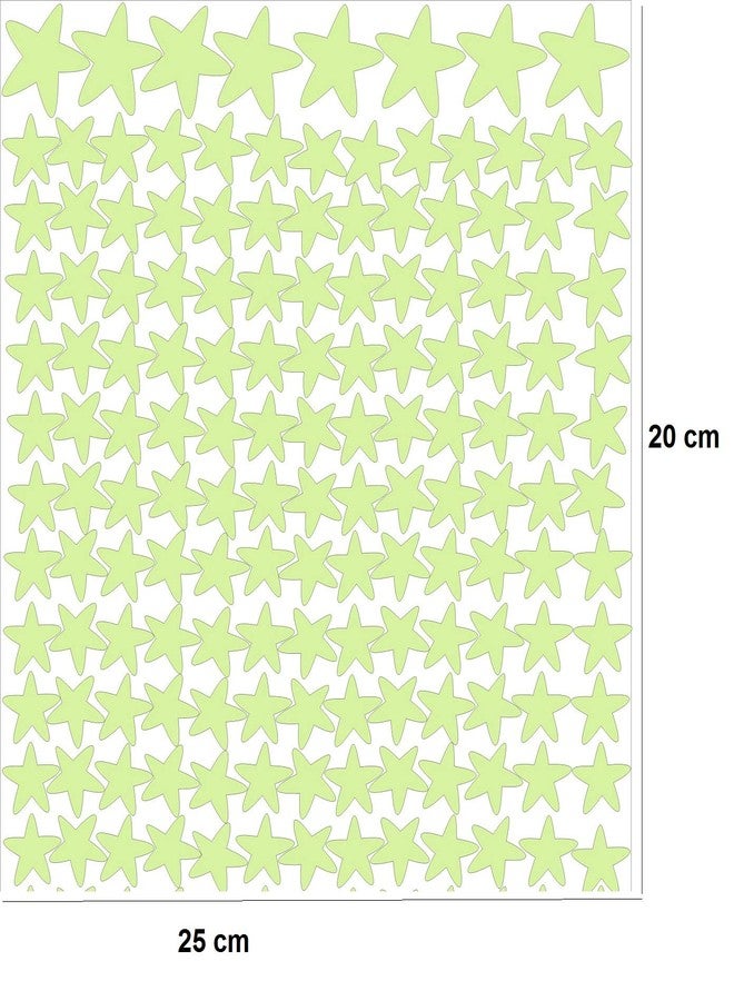 DreamKraft Kids Room Radium Night Glow Self Adhesive Fluorescent Sticker(25x20 CM) - Image 2