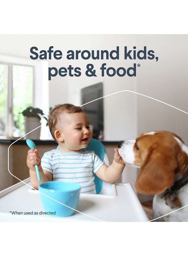 Clorox رذاذ مطهر خالي من المواد الكيميائية، أساسيات المنزل، زجاجة رش واحدة وعبوة إعادة تعبئة واحدة، 14 أونصة سائلة لكل منهما - Image 3