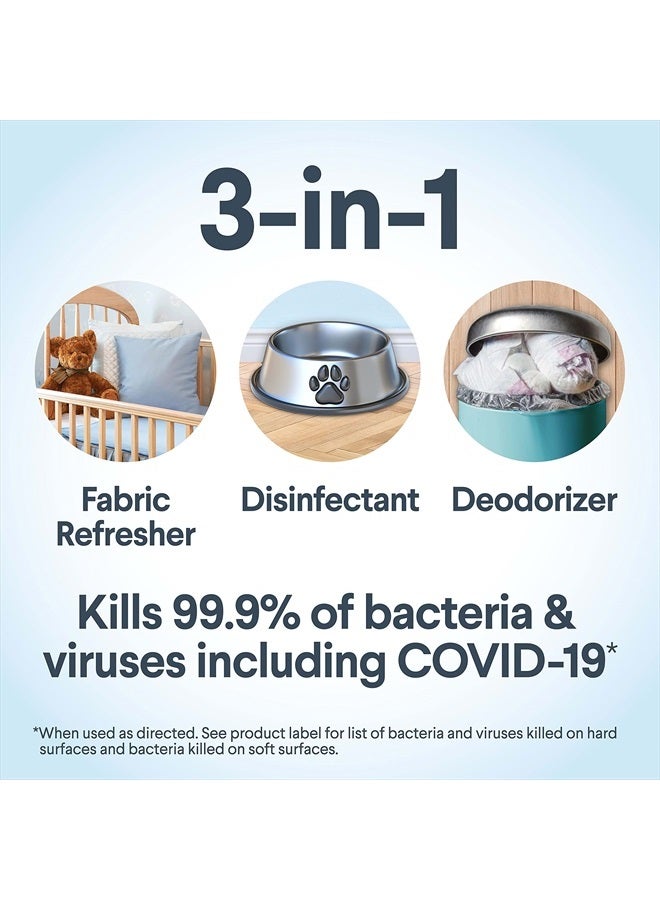 Clorox رذاذ مطهر خالي من المواد الكيميائية، أساسيات المنزل، زجاجة رش واحدة وعبوة إعادة تعبئة واحدة، 14 أونصة سائلة لكل منهما - Image 2