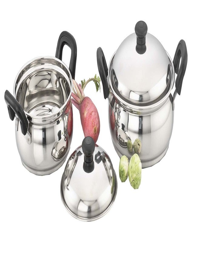 Ultima IB Stainless Steel 4Pcs Cook 'n' Serve Pot