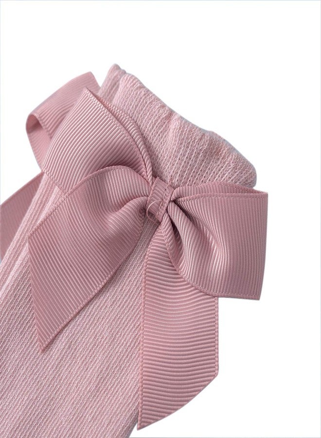 زاندو جوارب قطنية للأطفال الرضع من زاندو، جوارب طويلة دافئة تصل إلى الركبة، جوارب أنبوبية مكشكشة للجنسين، ألوان وردي وأحمر ورمادي وأسود وأبيض، مقاسات من 0 إلى 6 أشهر / من 6 إلى 12 شهرًا - Image 3