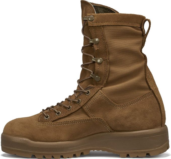BELLEVILLE C790 St 8 Waterproof Steel Toe Flight And Combat Boots For Men Ar 670-1/Afi 36-2903 Army/Usaf Flight Approved Coyote Brown With Vibram Outsole; Berry Compliant Coyote, 7.5R - Image 3