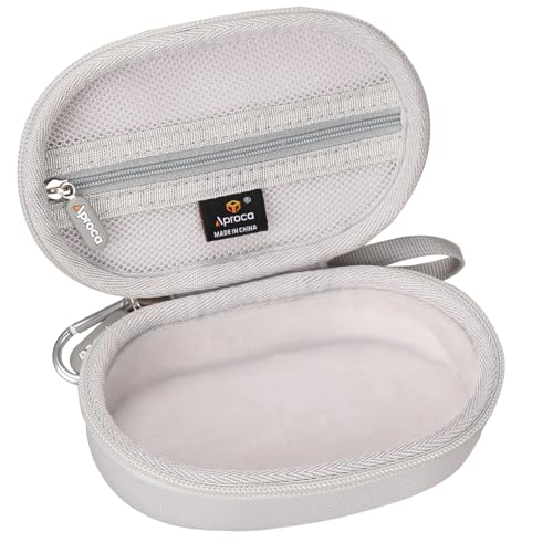 Aproca Grey Portable Hard Storage Case, for Logitech G502 X Plus Lightspeed Wireless Optical Mouse - Image 2